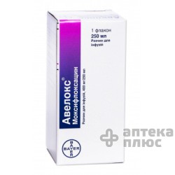 Авелокс раствор для инфузий 400 мг флакон 250 мл №1