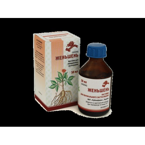 Женьшень настоянка 50 мл флакон ск.