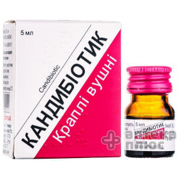 Кандибиотик кап. уш. флакон 5 мл №1