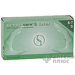 Перчатки Смотровые Латексные Нестерильные Семперкеа