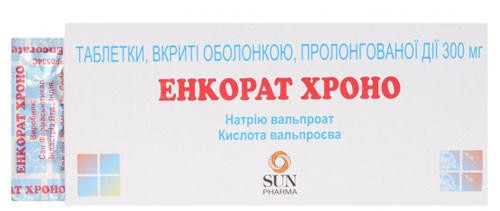 Энкорат Хроно таблетки п/о 300 мг №30
