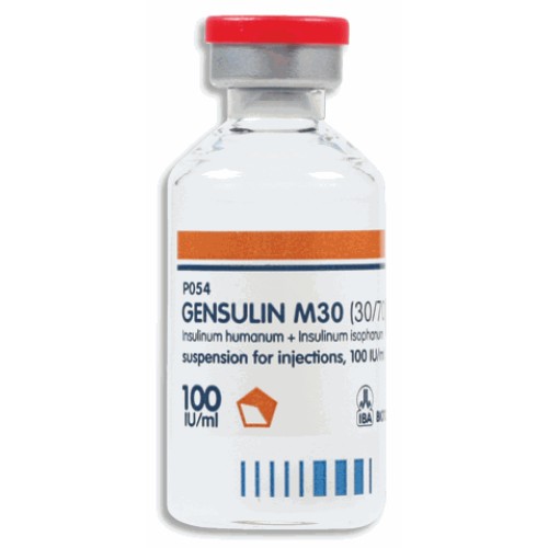 Генсулин М30 сусп. д/ин. 100 ЕД/мл фл. 10 мл №1