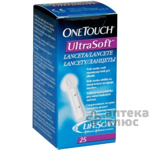 Ланцет Ван Тач Ультра Софт №25