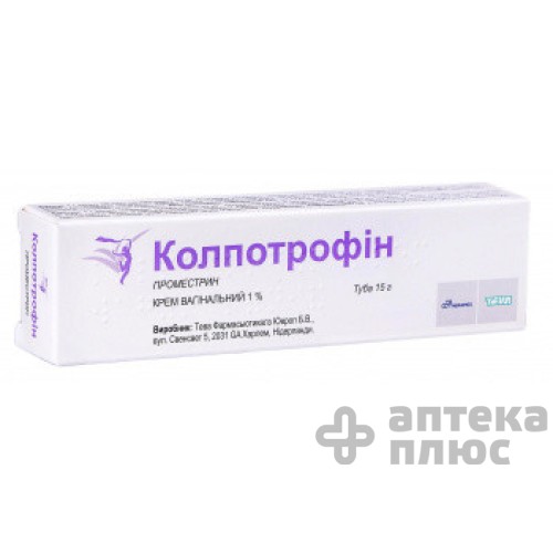 Колпотрофин крем вагин. 1% туба 15 г №1