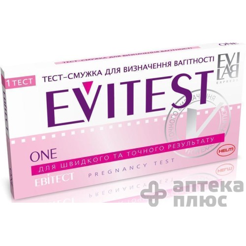 Тест Для Определения Беременности Эвитест тест-полоска, one, красн. №1
