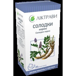 Солодки Корень корни 1,5 г фильтр-пакет №20