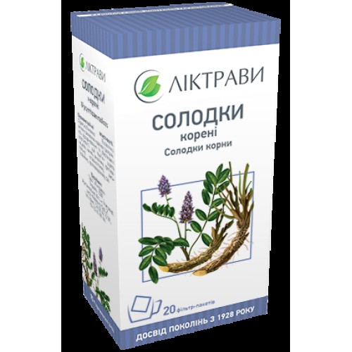 Солодки Корень корни 1,5 г фильтр-пакет №20