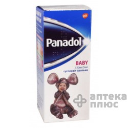 Панадол Беби суспензия 120 мг/5 мл флакон 100 мл №1